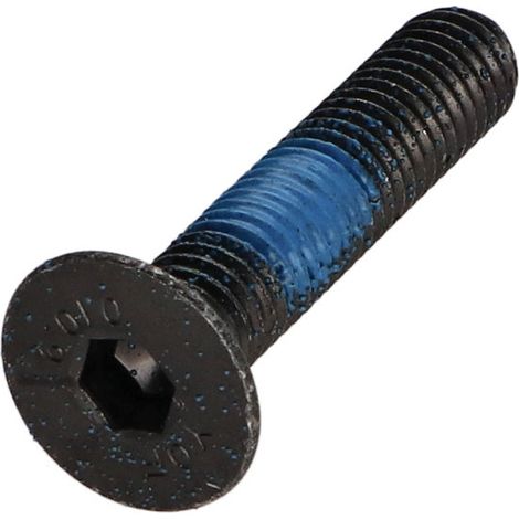 Vis métaux FHC tête fraisée empreinte hexagonale creuse M8X40 Filetage total Classe 10.9 Clé de 5 HC5 Acier-1 pièce