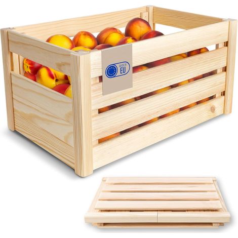 Caisse Pliante de Rangement - Ajouré 46 x 29,5 x 23,5 cm