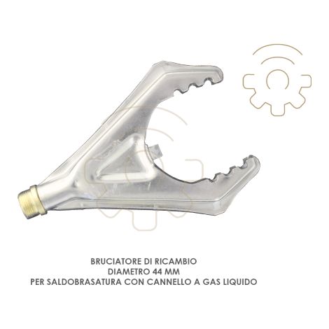 BRUCIATORE DI RICAMBIO D 40MM P/SALDOBRASATURA (1/2)