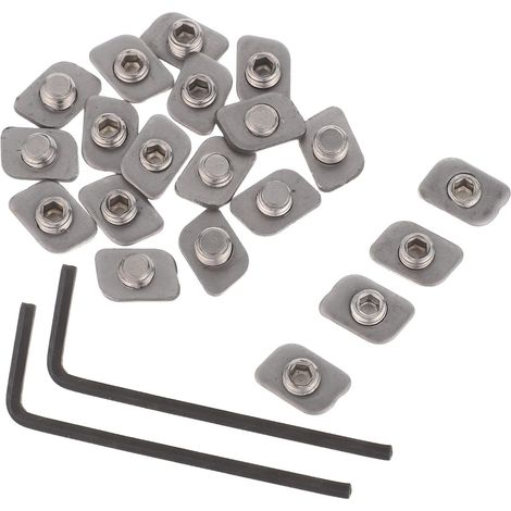 Lot de 20 Verrous de Sécurité pour Fenêtres Coulissantes en Acier Inoxydable 304 Limiteurs d'Ouverture Réglables pour Fenêtres à Rainure 135 MM Pièces de Rechange Fiables pour