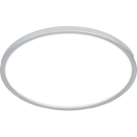 Plafonnier LED à lumière indirecte, plat, IP44 protection éclaboussures, plafonnier LED, panneau LED, lampe de salle de bain, lampe de cuisine, lampe pour pièces humides, 29x4 cm (1/3)