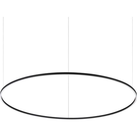 Ideal Lux Sospensione Moderna Oracle 1 luce LED integrato nero alluminio