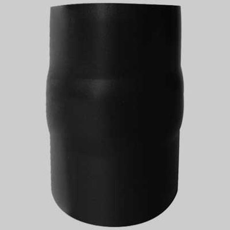 RACCORDO PER STUFE NERO OPACO MM - Ø 130