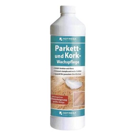 HOTREGA Parkett- und Kork-Wachspflege 1 L Flasche