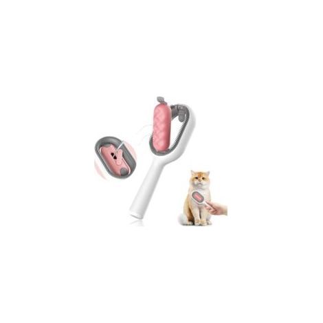 Cat brush with water reservoir, pet hair removal comb, dog smoothing brushes, cat grooming tool, removes loose and matted undercoat (long hair) (1/5)