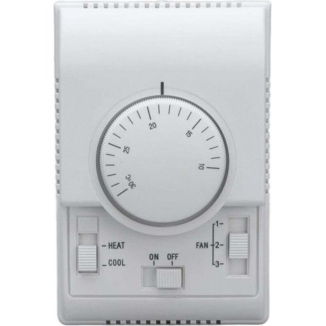 Termostato per climatizzatore centralizzato, interruttore termostato ABS a 2 vie, interruttore di controllo meccanico, condizionatore d'aria 110-220V