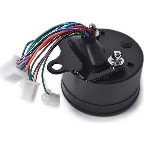 Compteur kilométrique de Moto Universel LCD Compteur de Vitesse numérique jauges de tachymètre avec veilleuse adaptée à la Moto 12V la Plus Populaire (1/4)