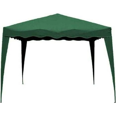 Gazebo Verte Fer Rapide 3X3 Pics 04999