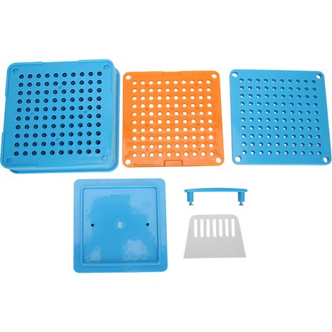 Plaque de Remplissage de Capsules Manuelle avec 100 Alvéoles et Plaque à Poudre pour Compléments Alimentaires (1/5)