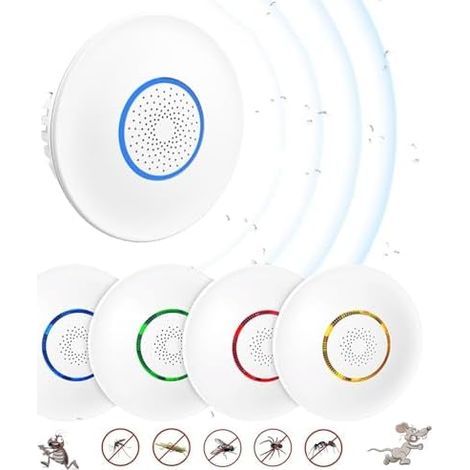 2er-Pack Ultraschall-Abwehrgeräte – Professioneller Schutz vor Mäusen, Insekten, Spinnen und Motten in Innenräumen (1/5)