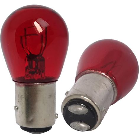 2 Pièces BAW15D BAW15S Rouge Frein Arrêt Voiture Arrière Feu Arrière Ampoule 567 12V PR21W Clignotants Voyants D'avertissement pour GM Ford Saab
