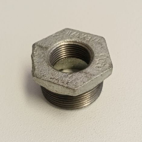 Raccordo mf 2''x1/2'' riduzione ghisa zincata malleabile