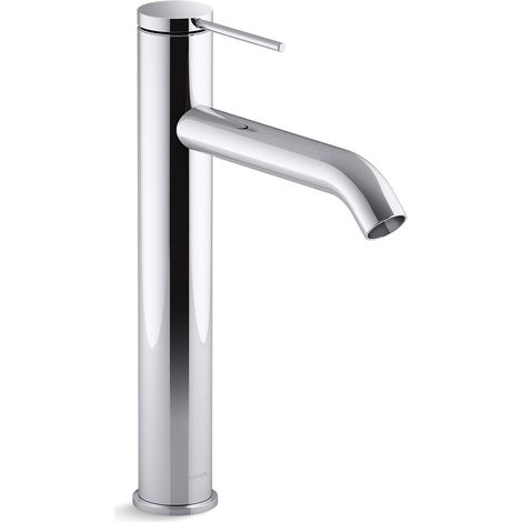 Kohler Components Tall Lever Bathroom Sink Basin Mixer Tap Chrome Monobloc Waste