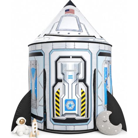Rocket Ship Play Tent,Strong Astronaut Pop-Up for Kids,Indoor (1/5)