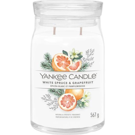 Abeto blanco y pomelo - Yankee Candle Signature - Vela aromática grande (1/3)