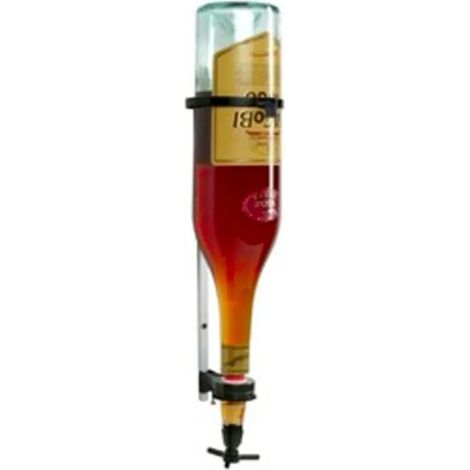 PRIMA Dispensador de whisky, Dispensador de licor, Bar Butler - 2,0 cl. Incl. soporte de pared para botellas de 3 litros