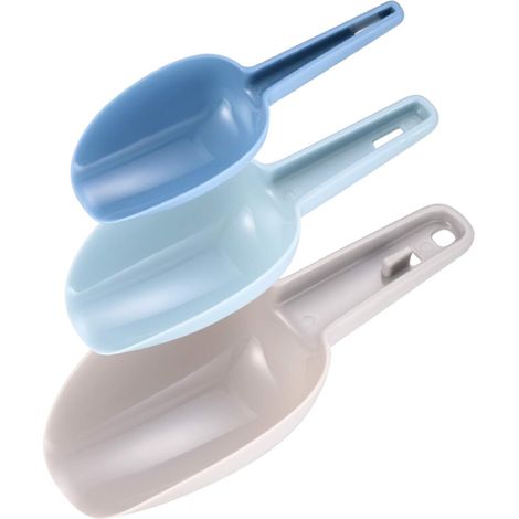 Pelle de Cuisine Cuillères Alimentaire en Distributeur Bonbons Farine Cereales Popcorn Lot de 3 Plastique (1/5)