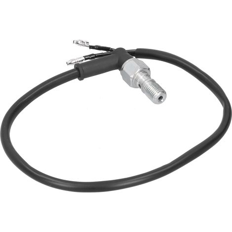 Interrupteur de pression d'huile pour frein hydraulique en acier M10x1.25 pas de vis, pour système de freinage hydraulique à ligne unique (sans bouchon) (1/5)