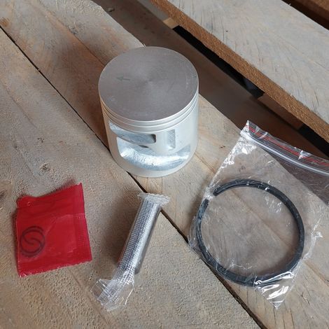60-mm-Kolbenbaugruppe für FUSHWA K1270 Schneidemaschine mit Kolbenring-Überholungssatz, hohe Verschleißfestigkeit (1/2)