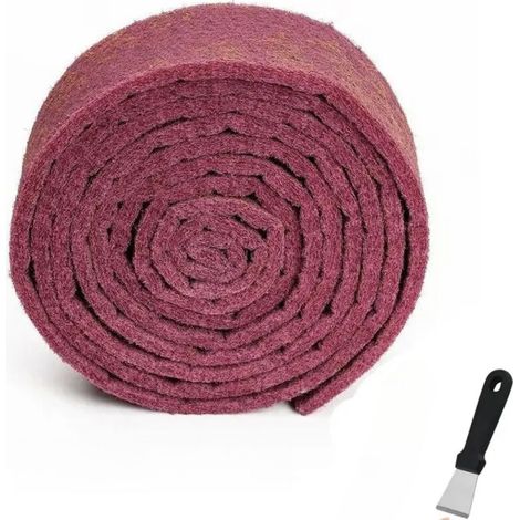 3 m Tampons à Récurer Éponge de Nettoyage, Eponge poncage pour Nettoyage Domestique et Polissage (1/5)