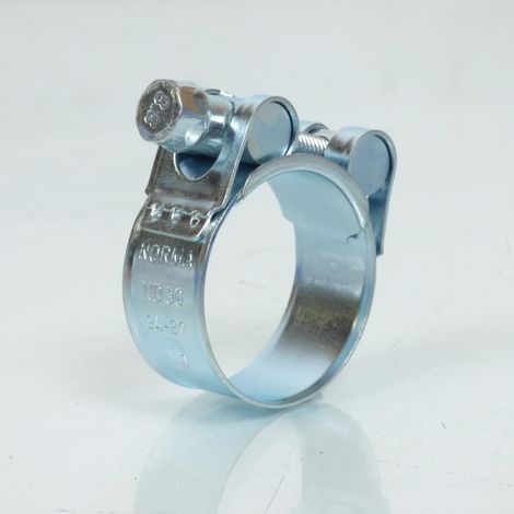 Collier de serrage à vis pour manchon pot d'échappement Ø34 à
