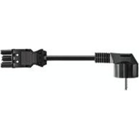 Bachmann 375.075 Câble de raccordement noir 2.00 m (1/4)