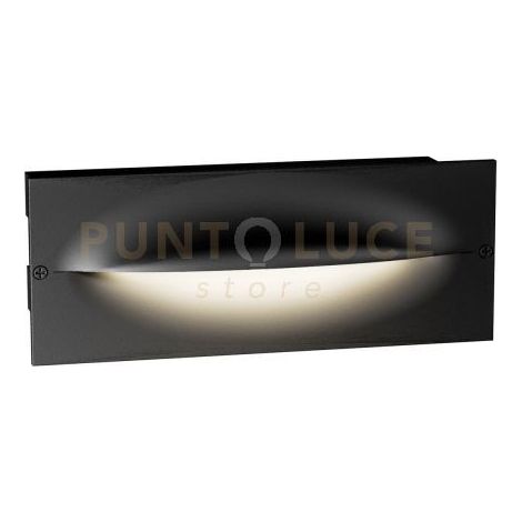 GES2001N- SEGNAPASSI LED 4000K 561LM 13W IP65 AD INCASSO COLORE GRIGIO ANTRACITE