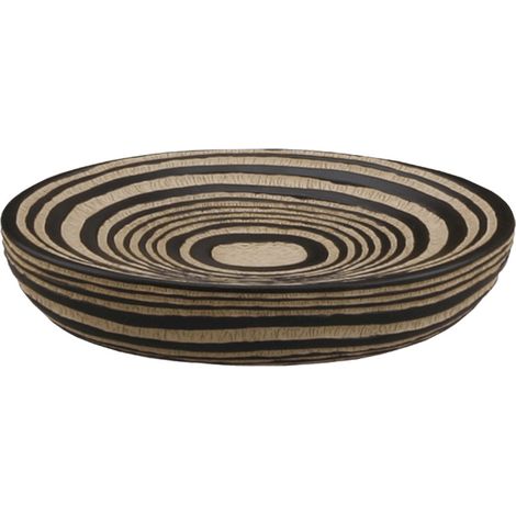 Optima Portasapone Optima Soreta in poliresina, stile legno, marrone (SOR39)