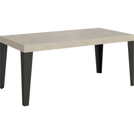 Tavolo Allungabile 200-460x90x77 cm Flame Cashmere Telaio Antracite (1/5)