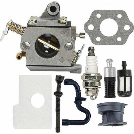 C1Q-S57B Kit carburateur pour tronçonneuses MS180 / MS170 / MS 170C / MS 180C / 017/018 Remplacement du joint de bougie du filtre à air C1Q-S57A 1130120 0603 (1/4)