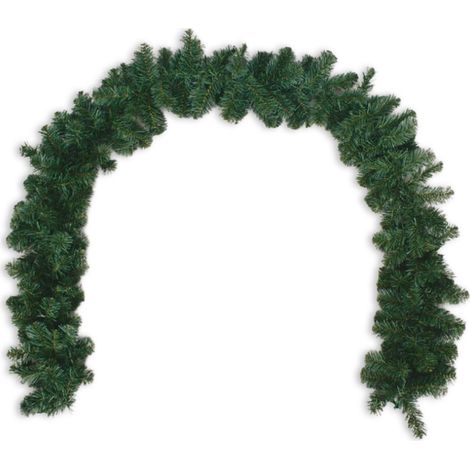 Ghirlanda Natalizia Verde 270 Cm – Festone Decorativo Classico 180 Rami