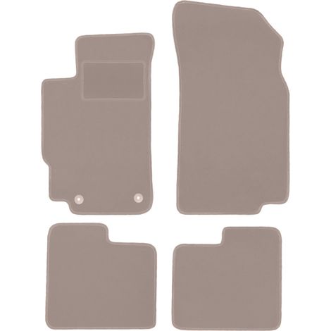 Tapis en velours beige pour : Peugeot 406 berline, break, break (1995-2004) (1/5)