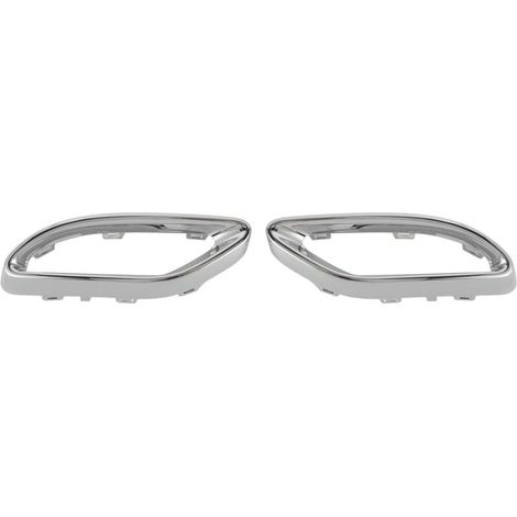 Bright chrome exhaust tip cover, replacement trim for Mercedes-Benz ABCE GLC CLS class W177 W247 W205 W213 X253 C257 (1/5)