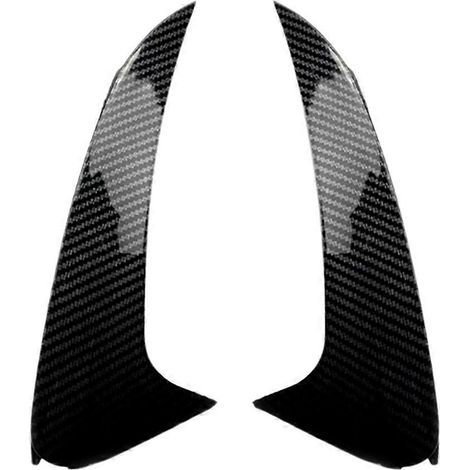 Spoiler divisor de parachoques trasero de fibra de carbono, embellecedor de ventilación de aire tipo canard trasero para Mercedes Benz Clase CLS W218 CLS250 2014-2017 (1/5)