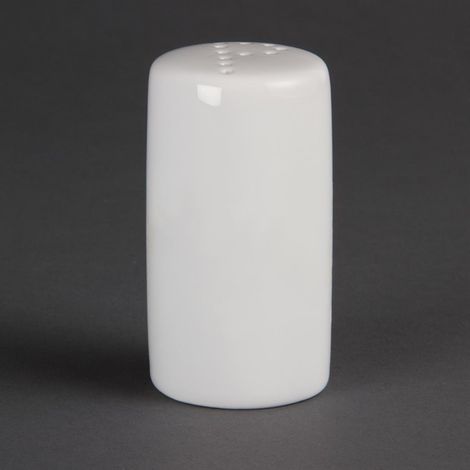 Poivrières blanches 80mm (Lot de 12) - Ref CB703 - Olympia (1/5)