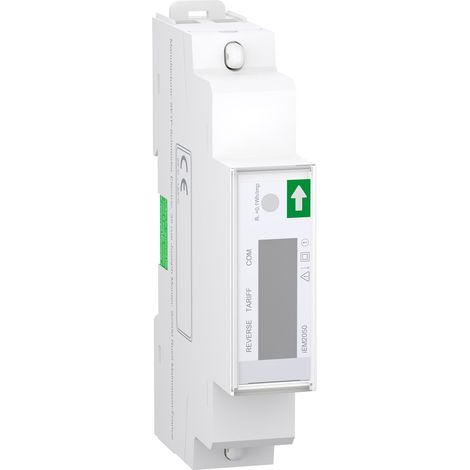 POWERLOGIC 45A Klasse 1 Einphasenzähler, 17,5 mm breit, Modbus RS-485-Kommunikation (1/2)