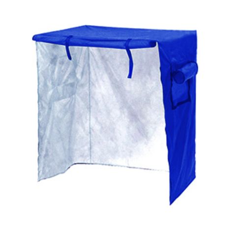 Housse d'ombrage universelle pour cages d'oiseaux et de perroquets Matériau Oxford 210D respirant - Bleu (1/5)