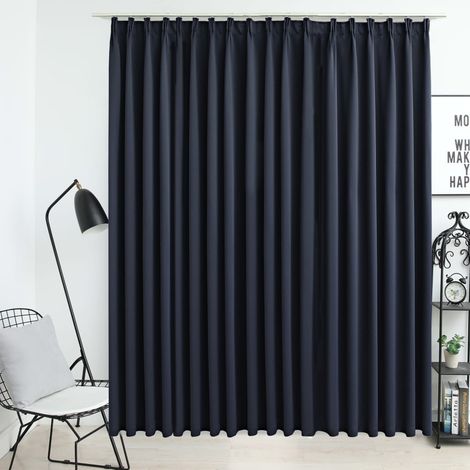 Verdunkelungsvorhang mit Haken Anthrazit 290 x 245 cm CFW670403 (1/5)