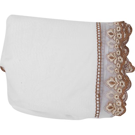 Housse de table de massage professionnelle pour spa, avec trou pour salon de beauté - Blanc (1/5)