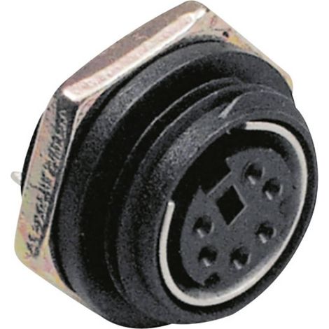 TRU COMPONENTS 1578973 CONNECTEUR ROND DIN MINIATURE FEMELLE ENCASTRABLE VERTICALEMENT NOMBRE DE PÔLES (NUMÉRO) : 4