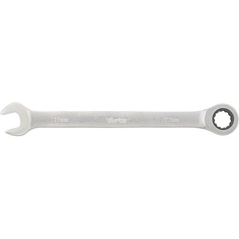 Fortis Maulschlüssel mit Ringratsche, gerade, 11 mm (1/2)