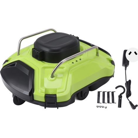 Robot nettoyeur de piscine sans fil, nettoyage puissant à 360 degrés, aspirateur automatique avec planification d'itinéraire pour sols plats de piscines, prise AU 100-240V (1/5)
