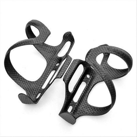 Fahrradflaschenhalter aus Carbonfaser, linksseitiger Flaschenhalter, leicht und langlebig, robuste Rahmenbefestigung, leistungsstarkes Fahrradzubehör. (1/5)