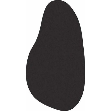 vidaXL Alfombras de área HUARTE Negro 80 x 150 cm Poliéster (1/5)