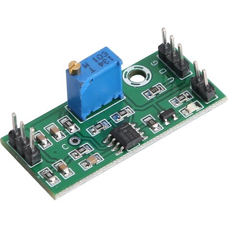 Module Comparateur De Tension Lm393 - Sortie Double 2ch - Ajustement Précis Du Signal - Pour Capteurs Résistifs - Lot De 3 (1/5)
