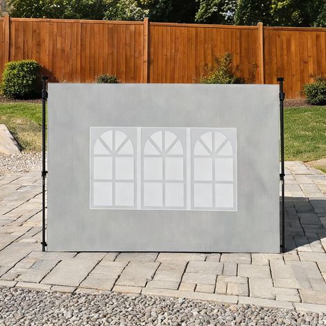 Tonnelle de jardin branco en pE e PVC (1/5)