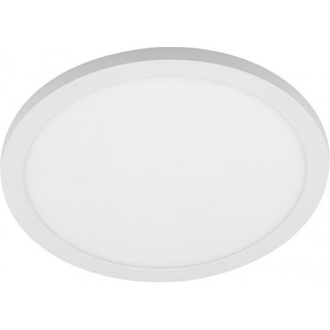 Litecraft Darly Wall or Ceiling Light Flush Circular 24 Watt LED Fitting - White (1/5)