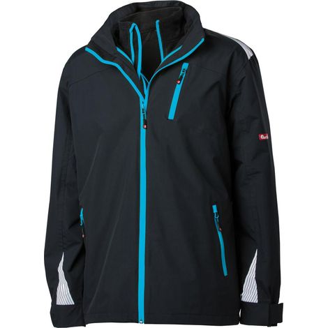 FORTIS 3-in-1Jacke 24, schw./türkis,Gr.3XL (1/5)