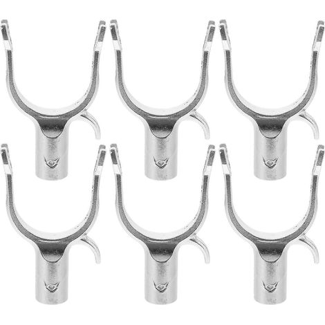 Ensemble de 6 supports de branches d'arbre en alliage d'aluminium, béquilles et outils de redressement-9X5.5CM-Silver (1/5)