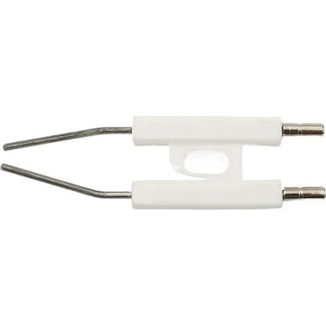 Allumeur de brûleur à huile usée avec électrode à double aiguille en céramique, compatible avec l'allumage de chaudières et de cuisinières à gaz (rouge). (1/5)